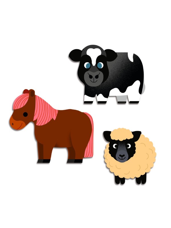 Gommettes stickers - Animaux de la ferme