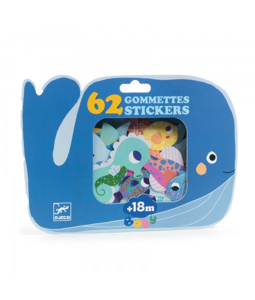 Gommettes stickers - Animaux de la mer