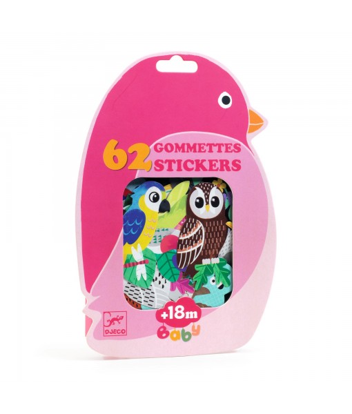 Gommettes stickers - Oiseaux