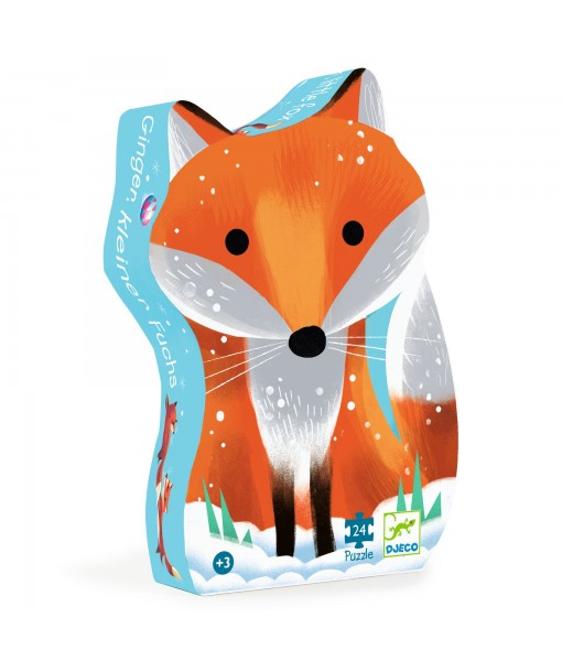 Puzzle silhouette - Ginger, petit renard - 24 pièces