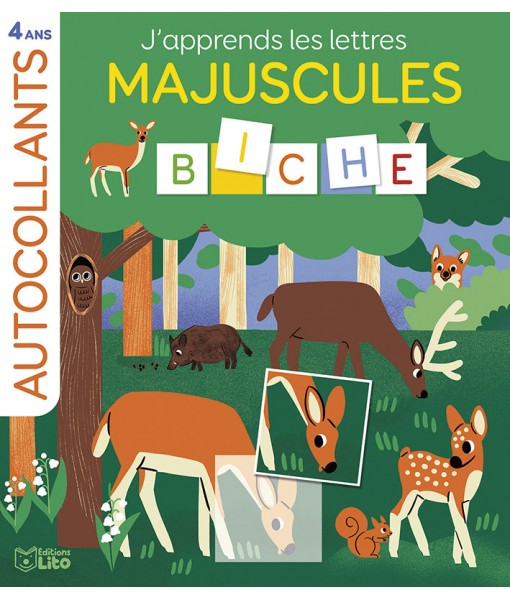 J'apprends les lettres majuscules - Dans la forêt