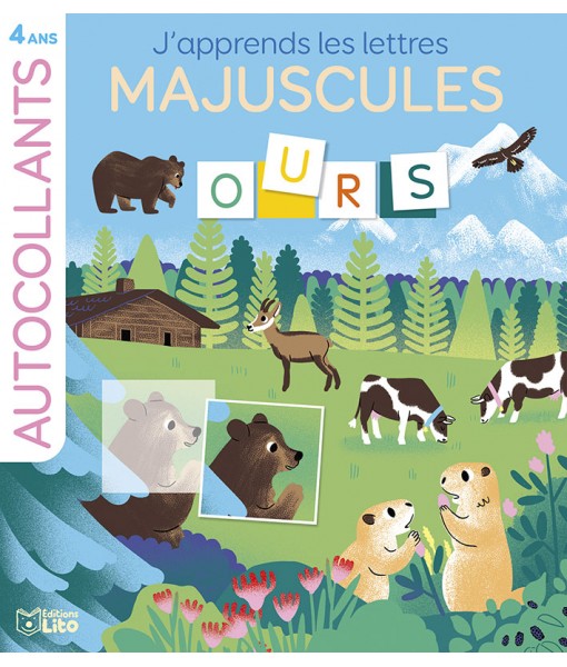 J'apprends les lettres majuscules - A la montagne