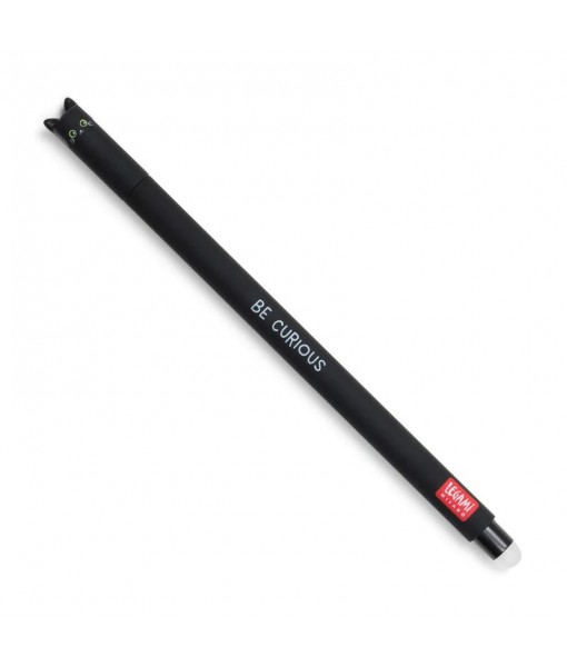 Stylo à encre gel effaçable chat