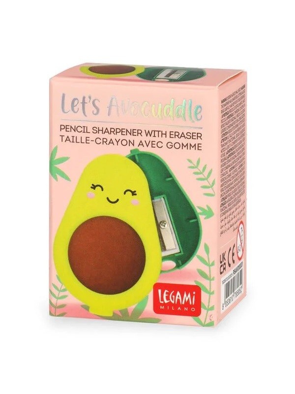 Taille-crayon avec gomme avocat