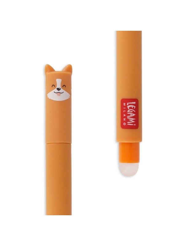 Stylo à encre gel effaçable corgi