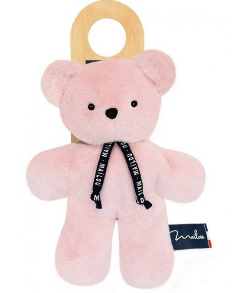 Dorlotin - Ours pain d'épices rose poudré 20 cm
