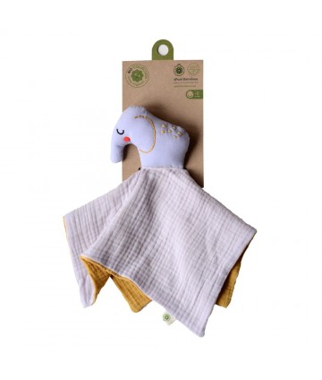 Doudou coton bio éléphant