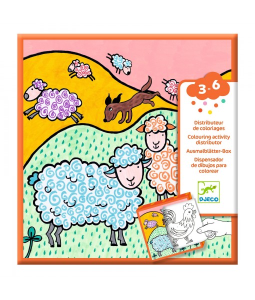 Distributeur de coloriages Ferme
