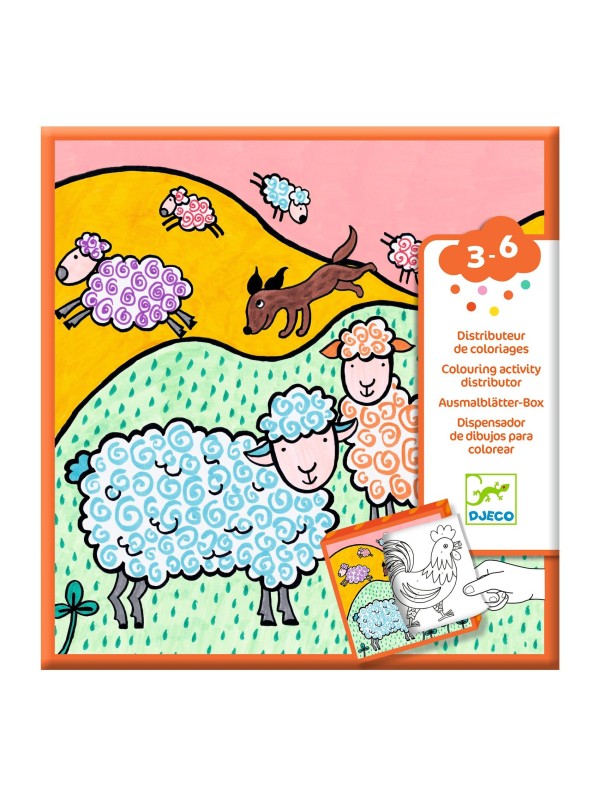 Distributeur de coloriages Ferme