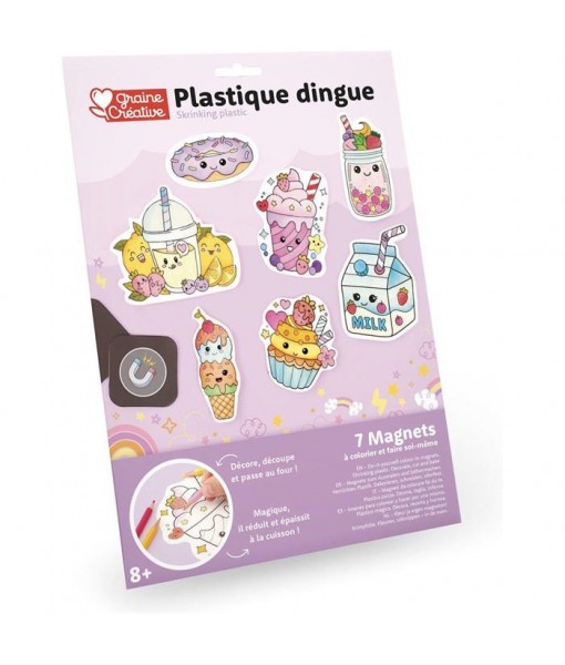 Kit plastique dingue aimants kawaï
