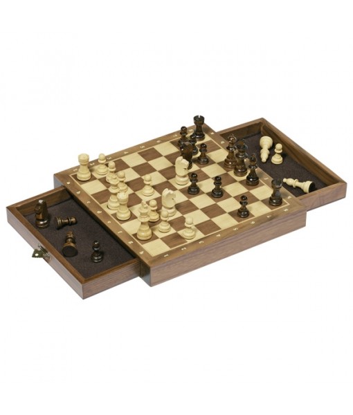 Jeu d'échecs magnétique avec tiroirs