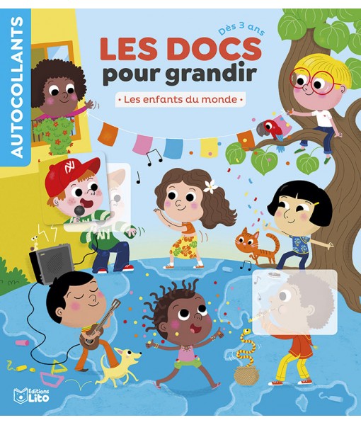 Autocollants - Les docs pour grandir - Les enfants du monde