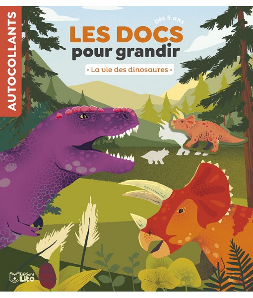Autocollants - Les docs pour grandir - La vie des dinosaures