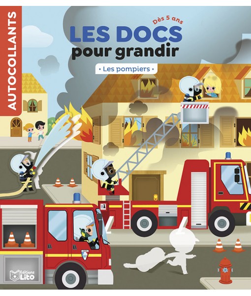 Autocollants - Les docs pour grandir - Les pompiers