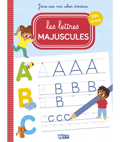 Cahier d'écriture - Les lettres majuscules