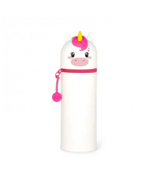 Trousse en silicone souple 2en1 - Kawaii licorne