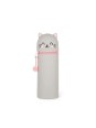 Trousse en silicone souple 2en1 - Kawaii chat