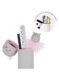 Trousse en silicone souple 2en1 - Kawaii chat