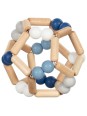 Hochet balle flexible bleu