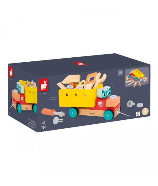 Brico'Kids - Camion de bricolage à tirer