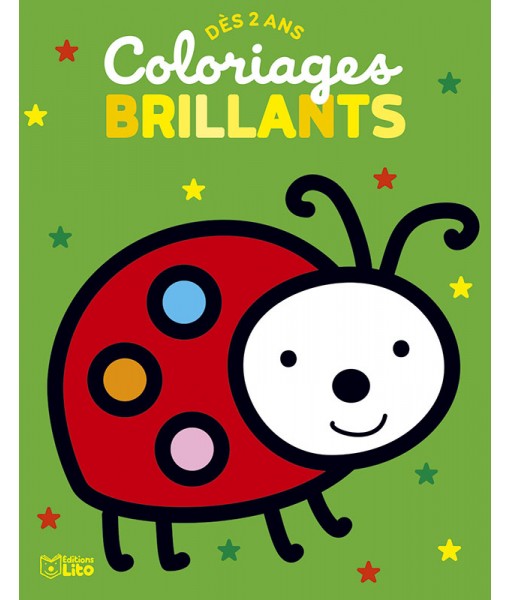 Coloriages brillants - La coccinelle