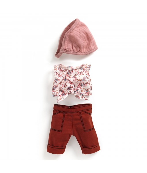 Lovely Poméa - Tenue Burgundy pour poupée 32 cm