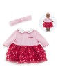 BB36 Robe et bandeau pétales de cœur