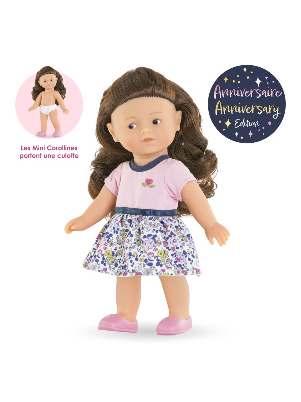 Mini poupée Corolline Romy brune 20 cm édition anniversaire
