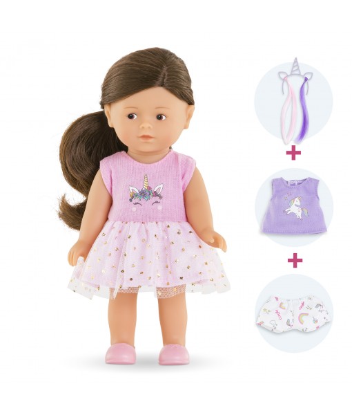 Coffret mini Corolline Romy licorne