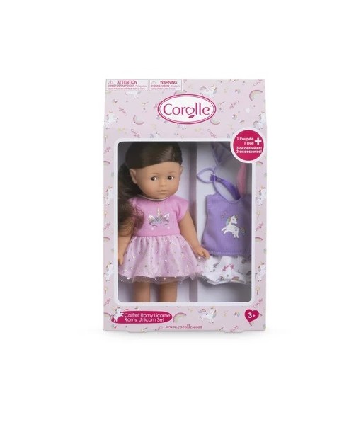 Coffret mini Corolline Romy licorne