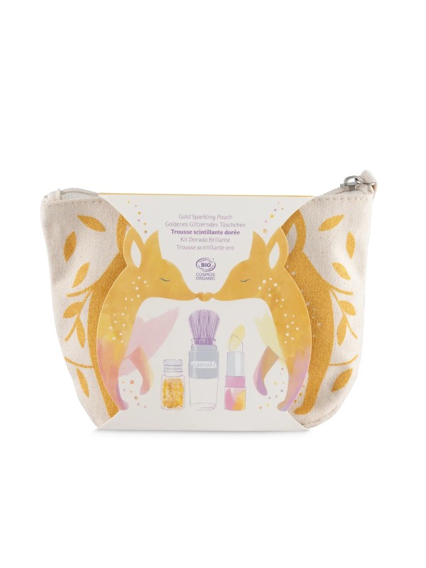 Trousse scintillante or