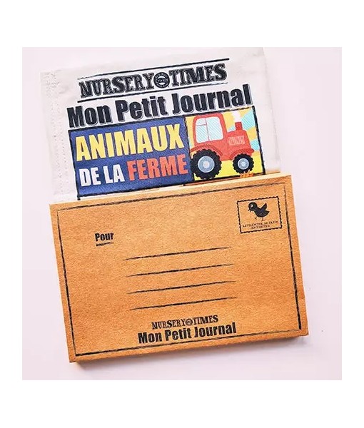 LIvre en tissu Crinkly - Animaux de la ferme