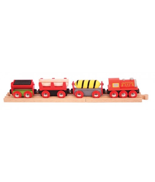 Train de marchandises en bois