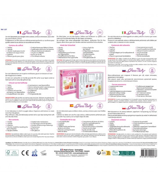 Gloss party - gloss à fabriquer