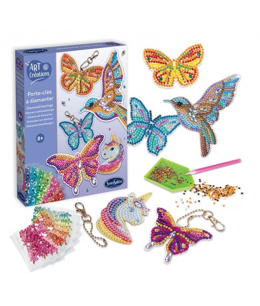 Porte-clés à diamanter