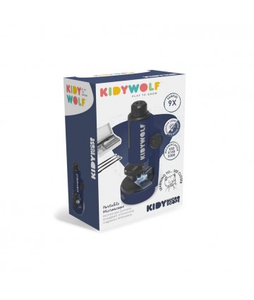 Microscope bleu