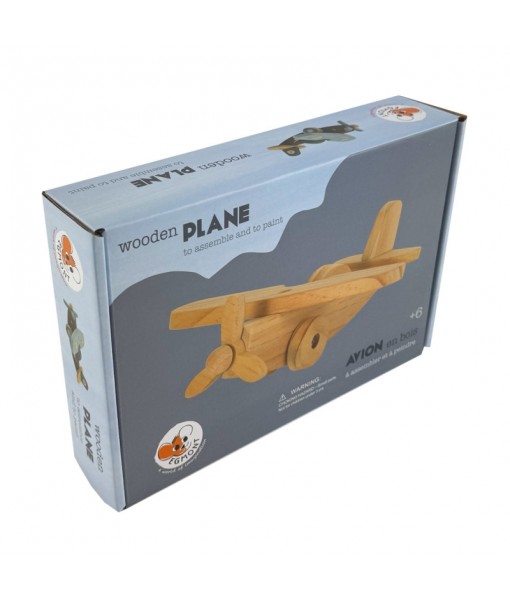 Avion en bois à monter