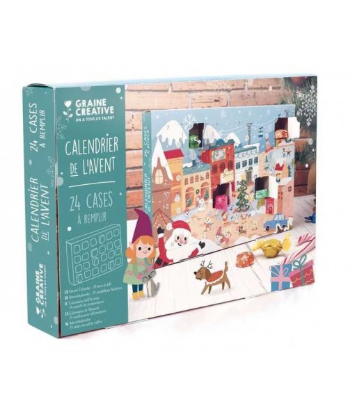 Calendrier de l'avent boîtes rectangulaires
