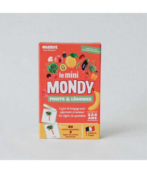 Le mini Mondy - Fruits et légumes
