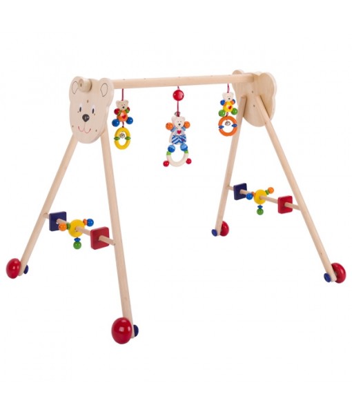 Portique d'activités sur roulettes - ourson