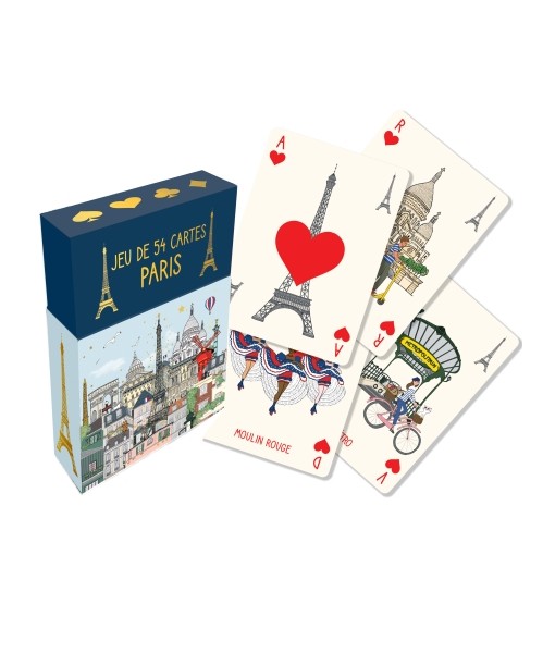 Jeu de 54 cartes Paris