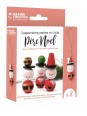 Kit 8 suspensions perles bois Père Noël