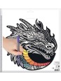 Coloriage velours dragon