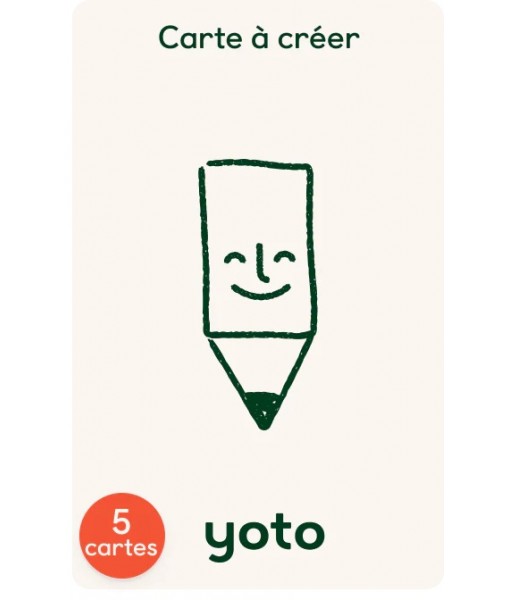 Cartes audio à créer (x 5)