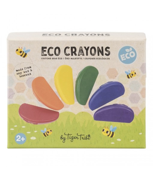 Eco crayons (crayons gras) x6