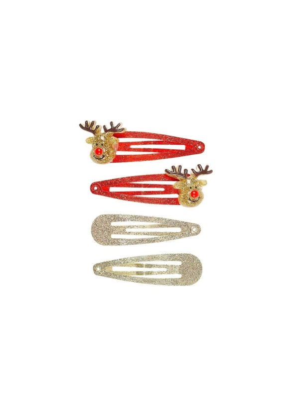 Barrettes renne (x4)