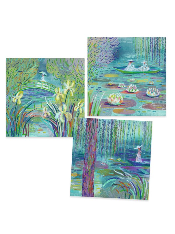 Inspired by - Sur l'étang aux nymphéas (Claude Monet)