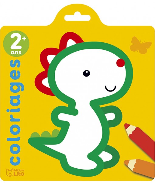 Coloriages des tout-petits  - Le dragon 2 ans
