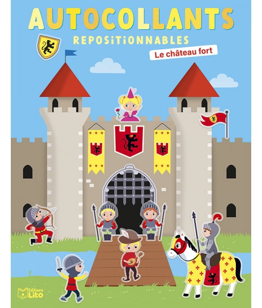 Autocollants repositionnables Le château-fort
