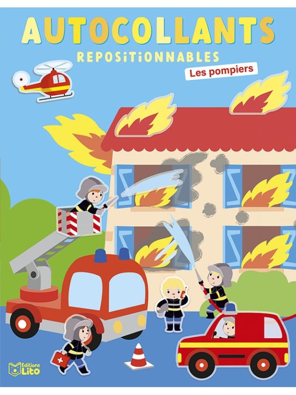 Autocollants repositionnables Les pompiers